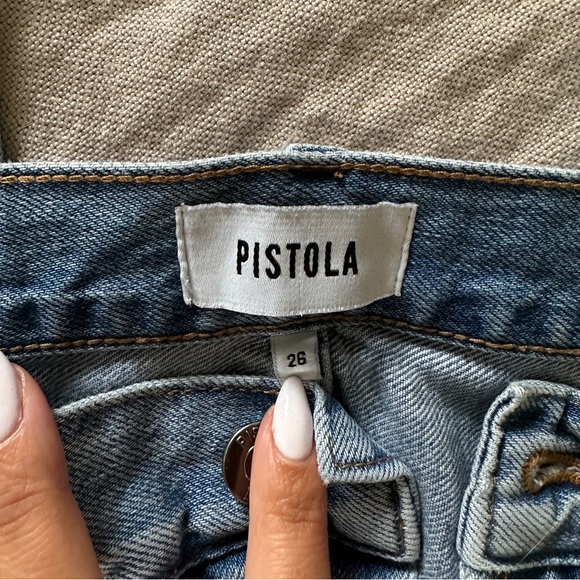 SOLD PISTOLA KEATON HIGH RISE SLIM STRAIGHT LEG JEAN - Picture 3 of 5